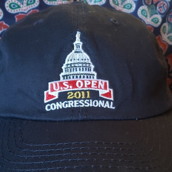 2011 U.S. Open congressional USGA member buckle back baseball cap - Picture 2 of 4